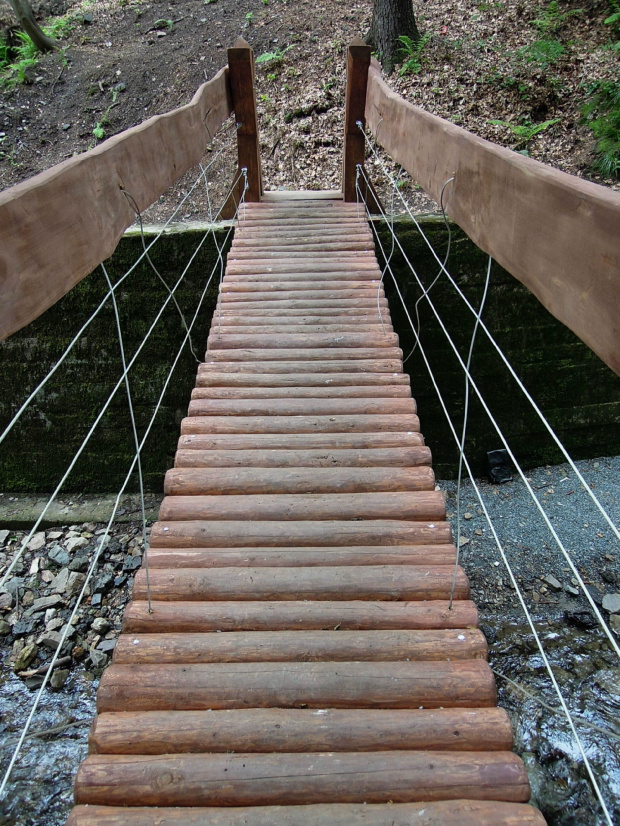 Mostek nad potokiem #ZłotyStok