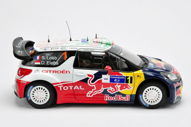 Citroen DS3 WRC #1 Loeb/Elena Winner Rally Mexico 2011 - 1:18 NOREV