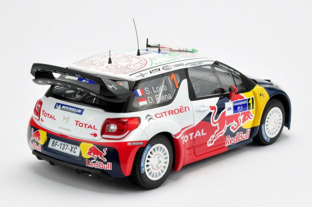 Citroen DS3 WRC #1 Loeb/Elena Winner Rally Mexico 2011 - 1:18 NOREV