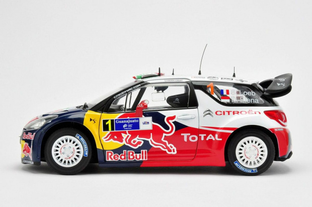 Citroen DS3 WRC #1 Loeb/Elena Winner Rally Mexico 2011 - 1:18 NOREV