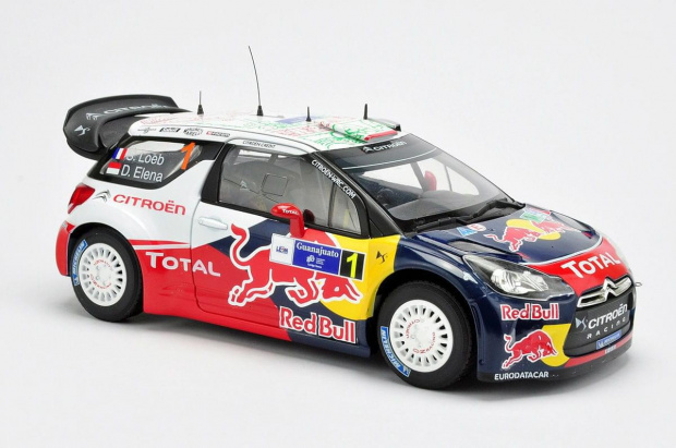 Citroen DS3 WRC #1 Loeb/Elena Winner Rally Mexico 2011 - 1:18 NOREV