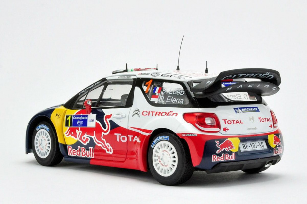 Citroen DS3 WRC #1 Loeb/Elena Winner Rally Mexico 2011 - 1:18 NOREV