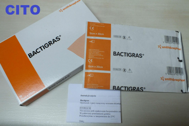 Opatrunek Bactigras #Bactigras