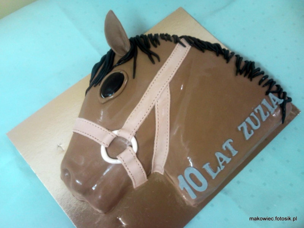 Łeb konia dla zuzi #koń #konik #ŁebKonia #TortKonik