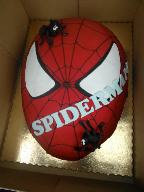 Spiderman +pajączki #Spiderman #pająk #pająki #torty #tort