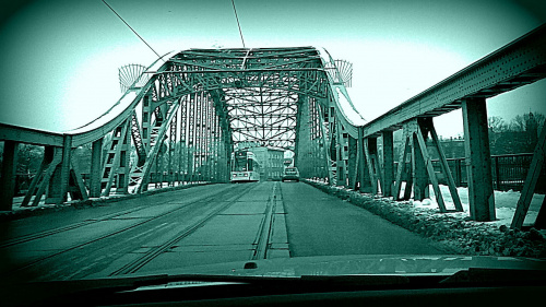 Most Piłsudskiego - w kierunku Podgórza