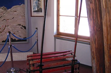 Muzeum na Hahnekamm - ratrak :) #Alpy #Austria #góry #narty