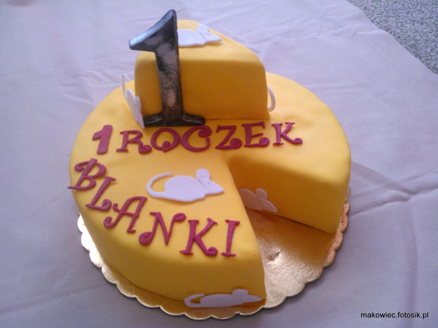 Torci serek na 1 urodzinki #SerekŻółty #TortyOklocznościowe #torciki