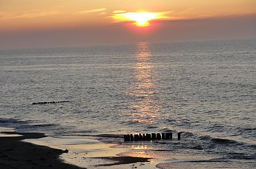 #Gąski #morze #plaża #wiosna #zachód