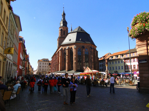 Gotycki kościół Św. Ducha #Heidelberg