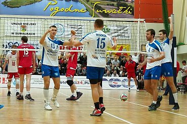 Mecz I ligi siatkówki mężczyzn: Ślepsk Suwałki – Energa Pekpol Ostrołęka 3:1, Hala OSiR, 16 marca 2013 #Ślepsk #Suwałki #EnergaPekpolOstrołęka #HalaOSiR #siatkówka #ILiga