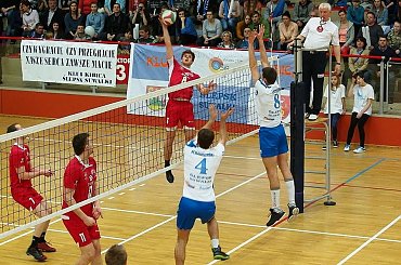 Mecz I ligi siatkówki mężczyzn: Ślepsk Suwałki – Energa Pekpol Ostrołęka 3:1, Hala OSiR, 16 marca 2013 #Ślepsk #Suwałki #EnergaPekpolOstrołęka #HalaOSiR #siatkówka #ILiga