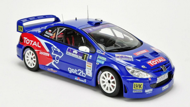 PEUGEOT 307 WRC #1 Kuchar/Dymurski Rajd Barbórka 2009 - AUTOart 1:18