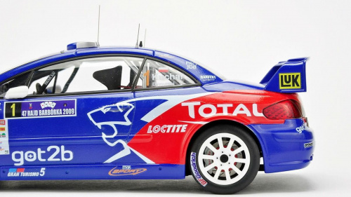 PEUGEOT 307 WRC #1 Kuchar/Dymurski Rajd Barbórka 2009 - AUTOart 1:18