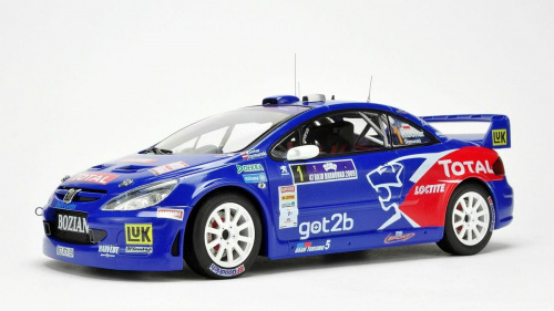 PEUGEOT 307 WRC #1 Kuchar/Dymurski Rajd Barbórka 2009 - AUTOart 1:18