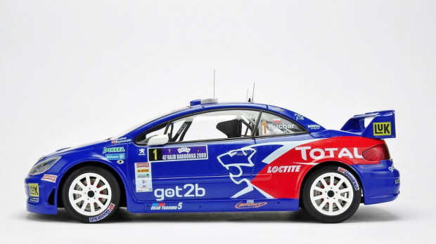 PEUGEOT 307 WRC #1 Kuchar/Dymurski Rajd Barbórka 2009 - AUTOart 1:18