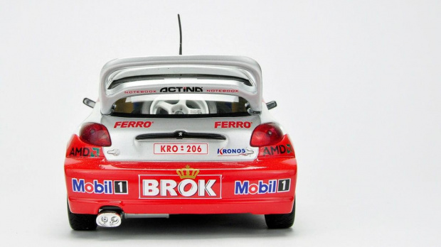 Peugeot 206 WRC #2 Kulig/Baran Rally Antibes-Azur 2002 - Solido 1:18