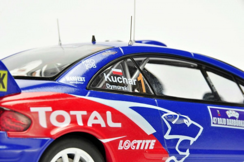 PEUGEOT 307 WRC #1 Kuchar/Dymurski Rajd Barbórka 2009 - AUTOart 1:18