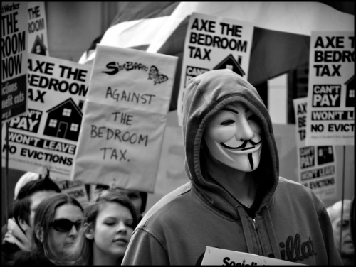 .Protest przeciw wprowadzeniu Rządowych Cięć w UK..