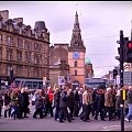 ..Protest mieszkańców Glasgow..