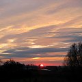 Takie piękne zachody oglądam z okna...
Życzę wszystkim dobrej nocy i miłego, pogodnego weekendu !