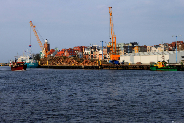 Kołobrzeg - port handlowy #Kołobrzeg #port