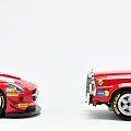 Mercedes SLS AMG GT3 Black Falcon SPA 2011 & Mercedes 300 SEL 6.8 AMG 24H PAUL Richard 1971 - 1:18