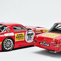 Mercedes SLS AMG GT3 Black Falcon SPA 2011 & Mercedes 300 SEL 6.8 AMG 24H PAUL Richard 1971 - 1:18