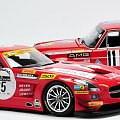 Mercedes SLS AMG GT3 Black Falcon SPA 2011 & Mercedes 300 SEL 6.8 AMG 24H PAUL Richard 1971 - 1:18