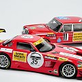 Mercedes SLS AMG GT3 Black Falcon SPA 2011 & Mercedes 300 SEL 6.8 AMG 24H PAUL Richard 1971 - 1:18