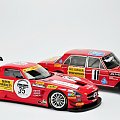 Mercedes SLS AMG GT3 Black Falcon SPA 2011 & Mercedes 300 SEL 6.8 AMG 24H PAUL Richard 1971 - 1:18