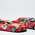 Mercedes SLS AMG GT3 Black Falcon SPA 2011 & Mercedes 300 SEL 6.8 AMG 24H PAUL Richard 1971 - 1:18