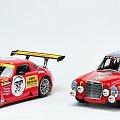 Mercedes SLS AMG GT3 Black Falcon SPA 2011 & Mercedes 300 SEL 6.8 AMG 24H PAUL Richard 1971 - 1:18