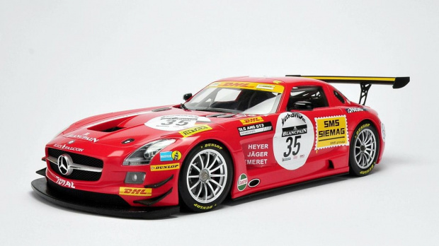 Mercedes SLS AMG GT3 #35 Black Falcon SPA 2011 - Minichamps 1:18