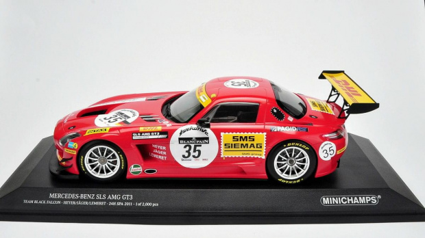 Mercedes SLS AMG GT3 #35 Black Falcon SPA 2011 - Minichamps 1:18