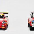 Mercedes SLS AMG GT3 Black Falcon SPA 2011 & Mercedes 300 SEL 6.8 AMG 24H PAUL Richard 1971 - 1:18