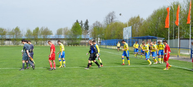 Pogoń Leżajsk - Dynovia Dynów (1:1), 27.04.2014 r. - jun. st.