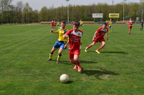 Pogoń Leżajsk - Dynovia Dynów (1:1), 27.04.2014 r. - jun. st.