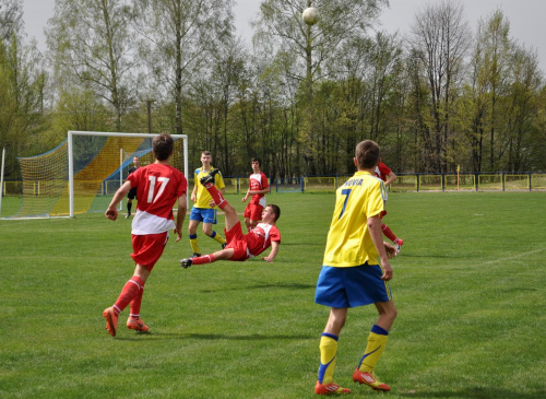 Pogoń Leżajsk - Dynovia Dynów (1:1), 27.04.2014 r. - jun. st.