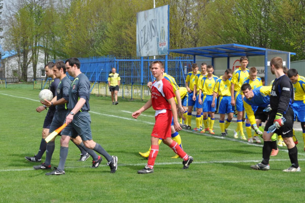 Pogoń Leżajsk - Dynovia Dynów (1:1), 27.04.2014 r. - jun. st.