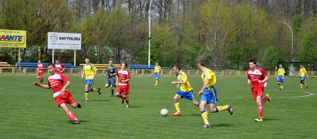 Pogoń Leżajsk - Dynovia Dynów (1:1), 27.04.2014 r. - jun. st.