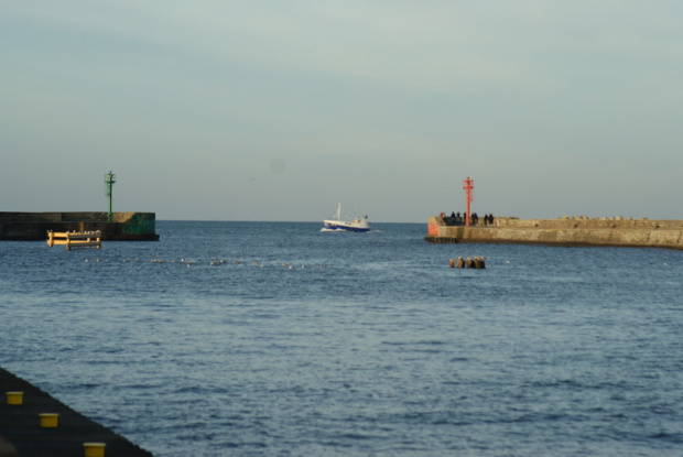 Ustka - port ,wydmy