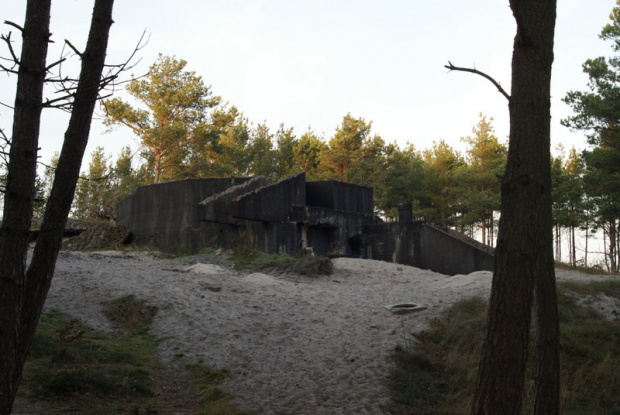 Ustka - port ,wydmy
stanowisko baterii oplot