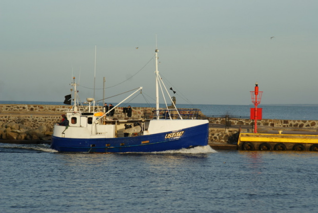 Ustka - port ,wydmy