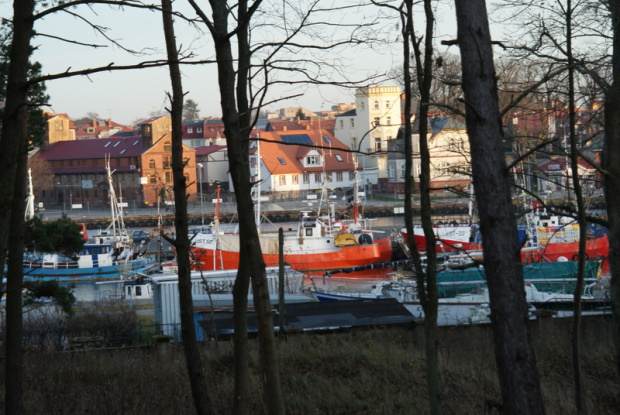 Ustka - port ,wydmy