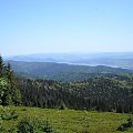 Pasmo Lubania, Pieniny i Jezioro Czorsztyńskie z Hali Młyńskiej #góry #beskidy #gorce #turbacz #HalaDługa #łopuszna