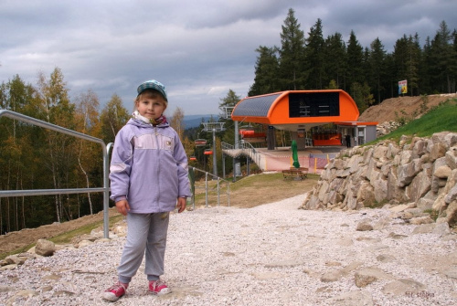 z urlopu w Karpaczu ... (5.10.2011) #dzieci #Karkonosze #Karpacz #wnusia
