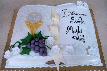 Torcik komunijny #TortKomunijny #tort #komunia #winogrona