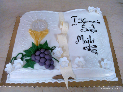 Torcik komunijny #TortKomunijny #tort #komunia #winogrona