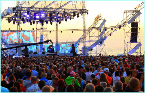 Lato 2013 w Kołobrzegu - koncertowe powitanie :) #Kołobrzeg #lato #koncert